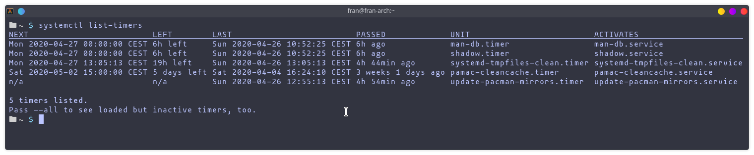 Programar una tarea en linux con systemd